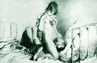 ZICHY. Pareja en el preámbulo amoroso, 1901.