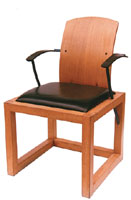 Diseño: ricardo blanco. silla biblioteca nacional.