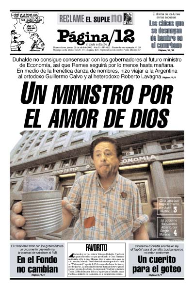 Tapa de la fecha 25-04-2002