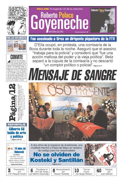 Tapa de la fecha 27-06-2004