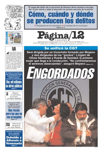 Tapa de la fecha 15-07-2004