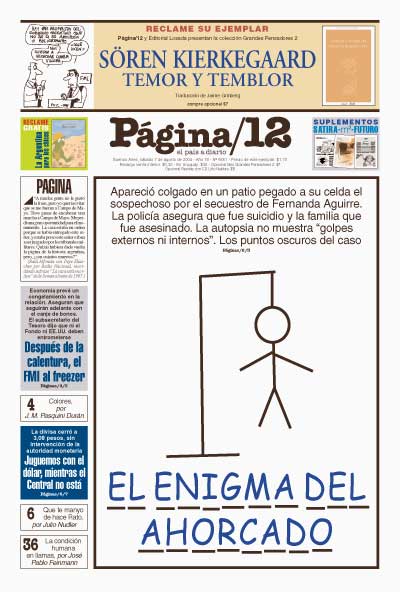 Tapa de la fecha 07-08-2004