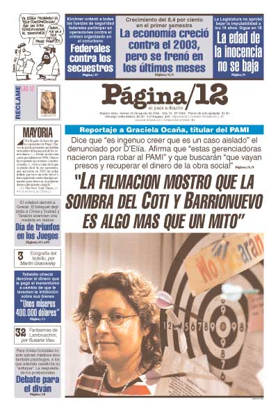 Tapa de la fecha 20-08-2004