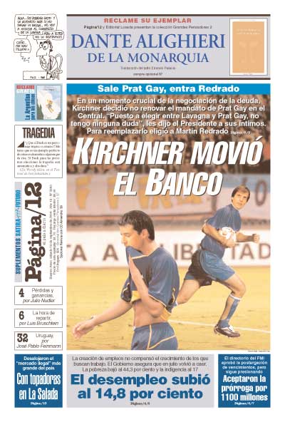 Tapa de la fecha 18-09-2004