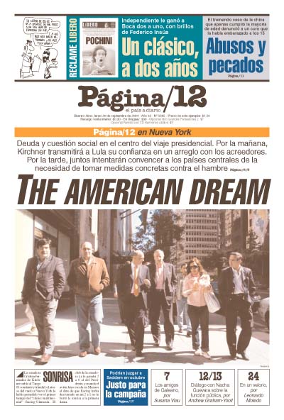 Tapa de la fecha 20-09-2004