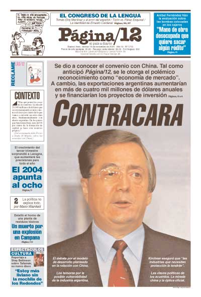 Tapa de la fecha 19-11-2004