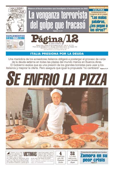 Tapa de la fecha 20-11-2004