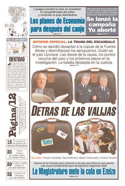 Tapa de la fecha 20-02-2005