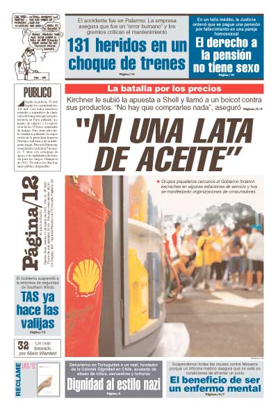 Tapa de la fecha 11-03-2005