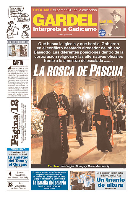 Tapa de la fecha 27-03-2005