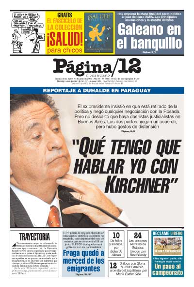 Tapa de la fecha 20-06-2005