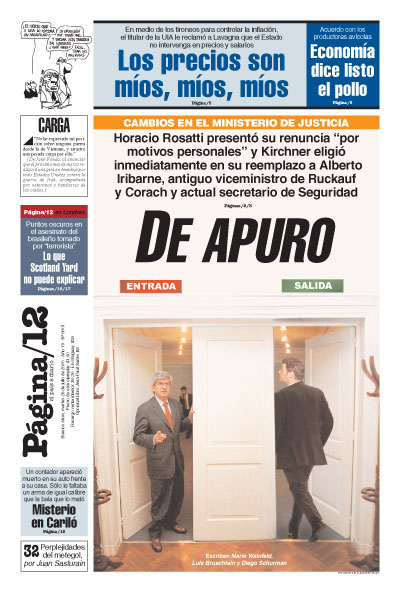 Tapa de la fecha 26-07-2005