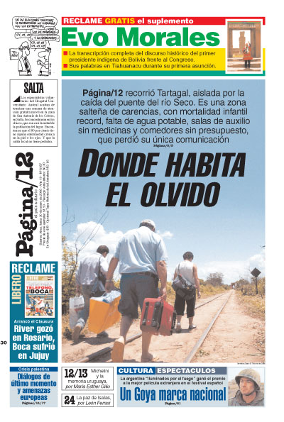 Tapa de la fecha 30-01-2006