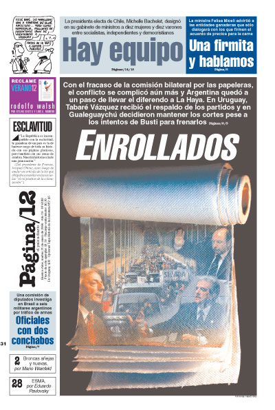 Tapa de la fecha 31-01-2006