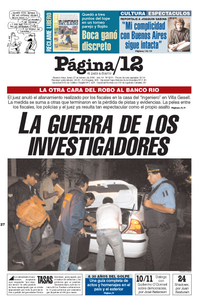 Tapa de la fecha 27-02-2006