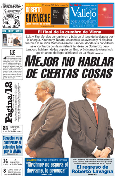 Tapa de la fecha 14-05-2006