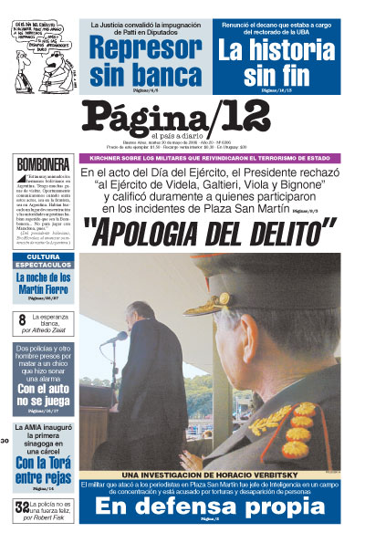 Tapa de la fecha 30-05-2006