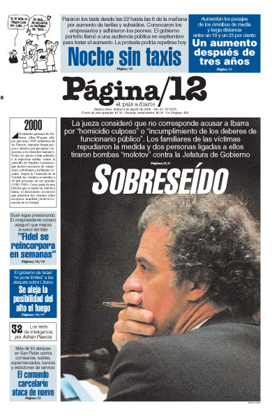 Tapa de la fecha 08-08-2006