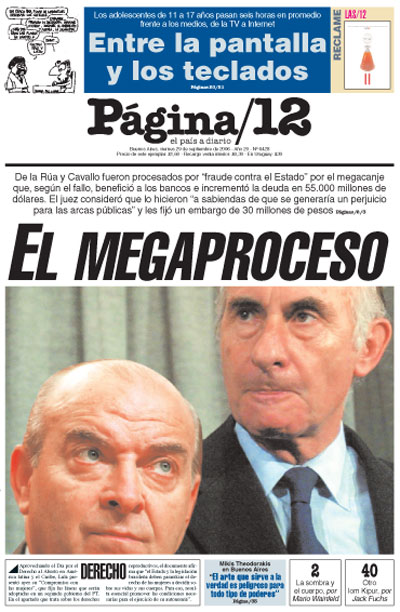 Tapa de la fecha 29-09-2006