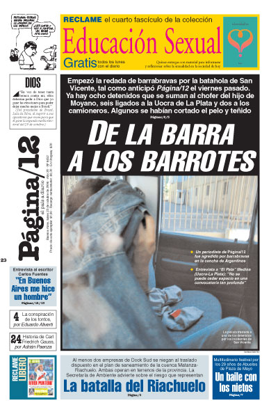 Tapa de la fecha 23-10-2006