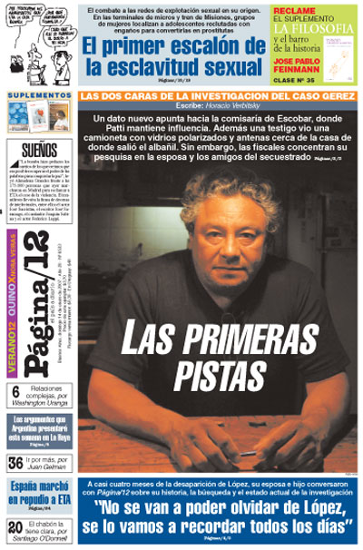 Tapa de la fecha 14-01-2007
