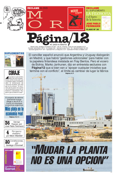Tapa de la fecha 04-02-2007