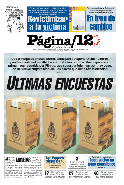 Tapa de la fecha 01-06-2007