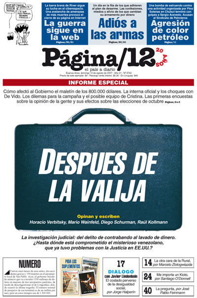 Tapa de la fecha 12-08-2007
