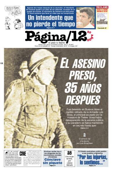 Tapa de la fecha 13-02-2008