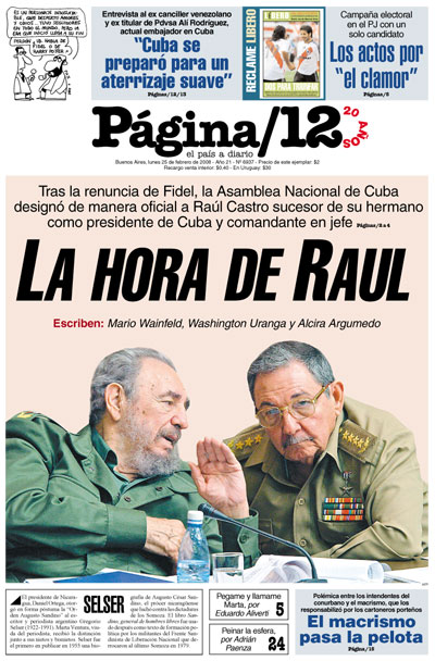 Tapa de la fecha 25-02-2008