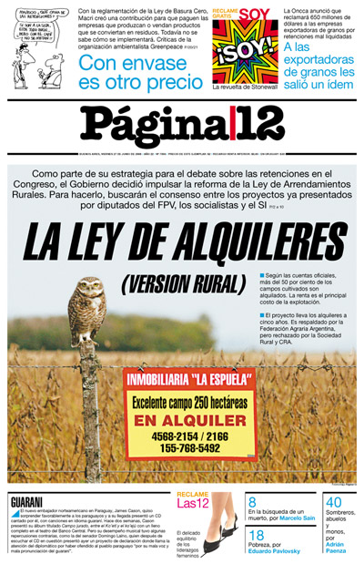 Tapa de la fecha 27-06-2008