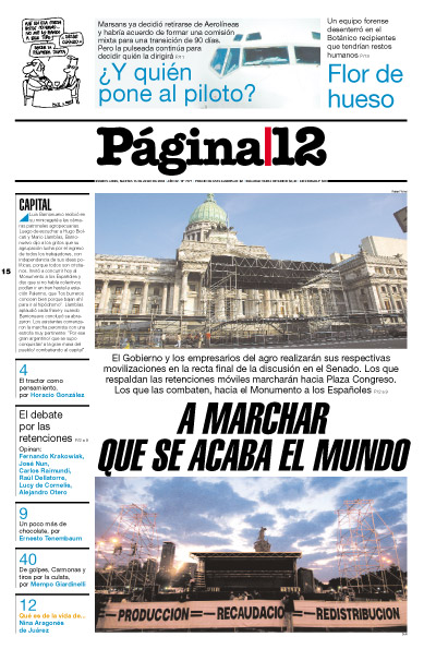 Tapa de la fecha 15-07-2008