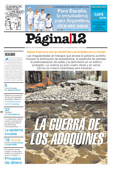Tapa de la fecha 24-11-2008