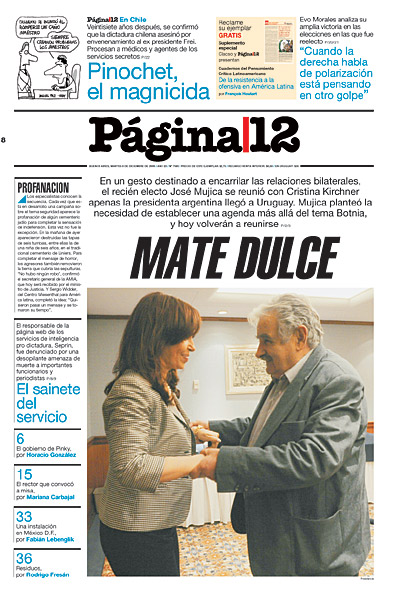 Tapa de la fecha 08-12-2009