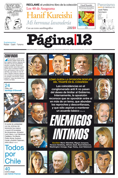 Tapa de la fecha 14-03-2010
