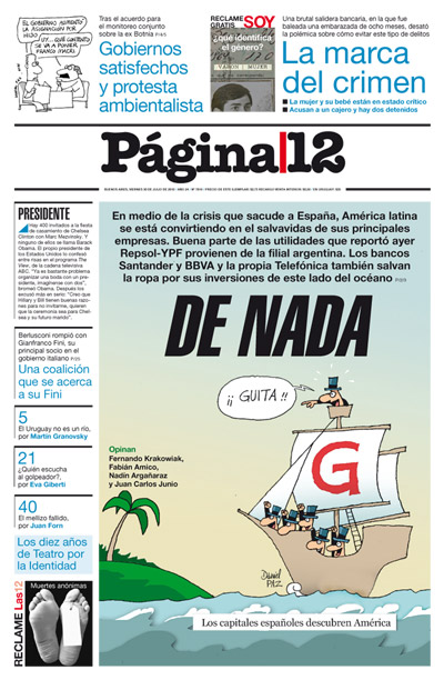 Tapa de la fecha 30-07-2010