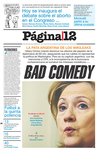 Tapa de la fecha 30-11-2010