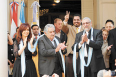 Mujica y Lugo homenajearon a Nestor Kirchner Mujica y Lugo homenajearon a Nestor Kirchner