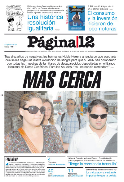 Tapa de la fecha 18-06-2011