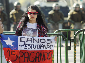 Chile, protestas estudiantiles