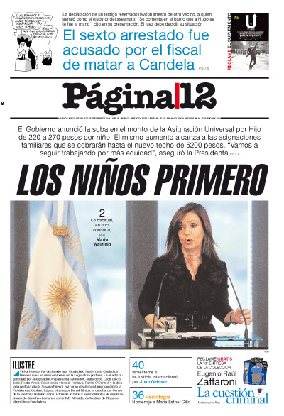 Tapa de la fecha 08-09-2011