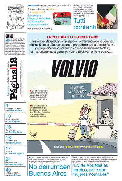 Tapa de la fecha 13-11-2011