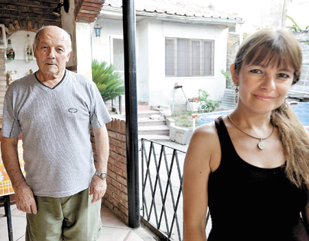 Antonio Férnández y su hija Adriana,