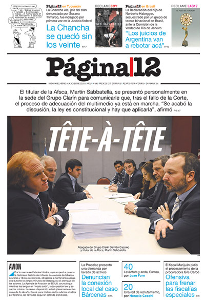 Tapa de la fecha 01-11-2013