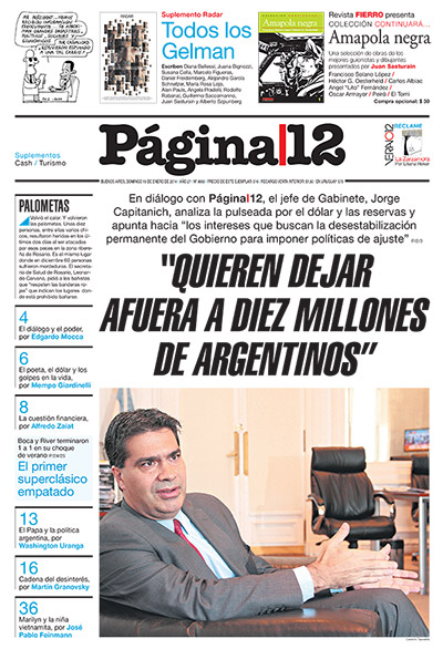 Tapa de la fecha 19-01-2014