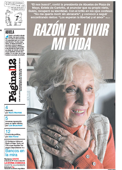 Tapa de la fecha 06-08-2014