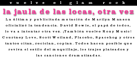 vuelve el glam rock