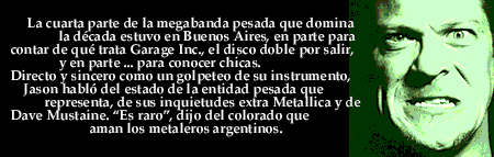 Janson Newsted de Metallica