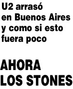 AHORA LOS STONES