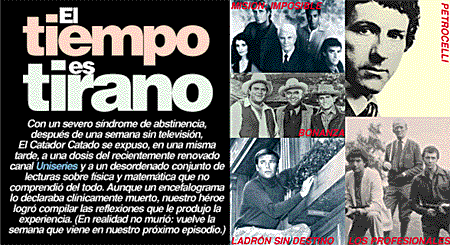 El tiempo es tirano: canal UNISERIES